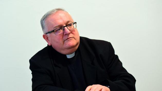Father Zoltan Nemeth of the Catholic Church is seen in his parsonage of Koermend, Hungary.(AFP) Father Zoltan Nemeth of the Catholic Church is seen in his parsonage of Koermend, Hungary.(AFP)