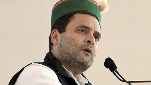 Congress vice-president Rahul Gandhi addresses huge crowds during the rally at Dharamsala. (PTI File Photo) Congress vice-president Rahul Gandhi addresses huge crowds during the rally at Dharamsala. (PTI File Photo)