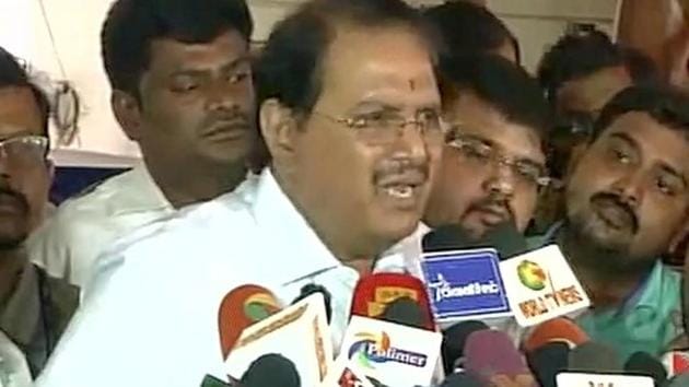 Tamil Nadu chief secretary P Rama Mohana Rao talks to the media on I-T department’s raid at his residence and office, in Chennai on Tuesday. (ANI on Twitter) Tamil Nadu chief secretary P Rama Mohana Rao talks to the media on I-T department’s raid at his residence and office, in Chennai on Tuesday. (ANI on Twitter)