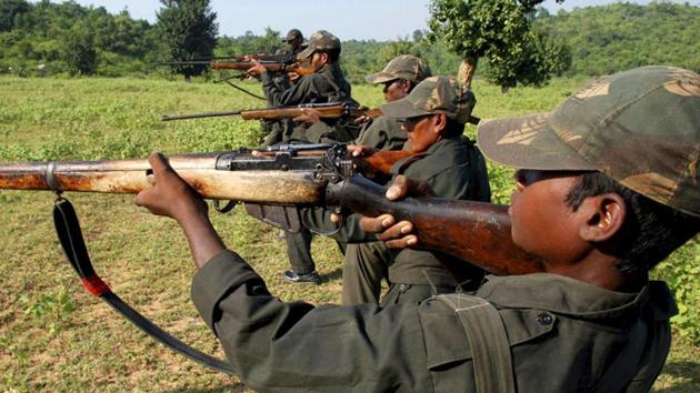 Maoist rebels train in a forest area in Bihar's Gaya district.(AP File Photo) Maoist rebels train in a forest area in Bihar's Gaya district.(AP File Photo)