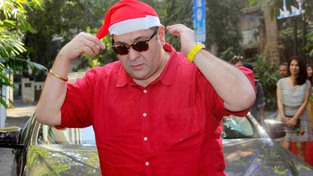 Rajiv Kapoor during the annual Christmas lunch hosted by Shashi Kapoor in Mumbai. (PTI)