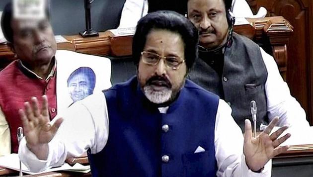 TMC member Sudip Bandyopadhyay speaking in the Lok Sabha in New Delhi.(PTI File Photo)