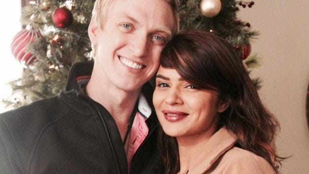 Actor Aashka Goradia, known for her role as an antagonist in popular TV show Naagin, is now engaged. Her boyfriend Brent Goble popped the question on Christmas with a beautiful ring. (Instagram/Aashka Goradia) Actor Aashka Goradia, known for her role as an antagonist in popular TV show Naagin, is now engaged. Her boyfriend Brent Goble popped the question on Christmas with a beautiful ring. (Instagram/Aashka Goradia)