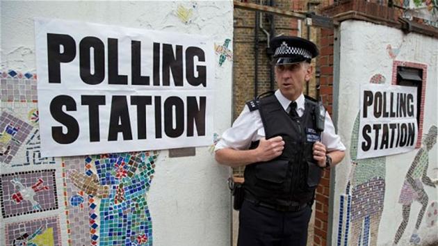 File photo of a polling station in Tower Hamlets, UK.(Reuters)