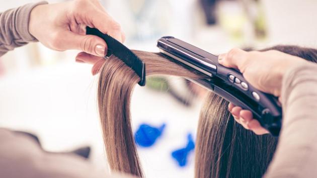 Cost of hair straightening in outlet parlour