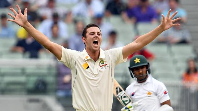 Glenn McGrath believes compatriot Josh Hazlewood has the ability to topple him and become the most prolific fast bowler in Test history.(AFP) Glenn McGrath believes compatriot Josh Hazlewood has the ability to topple him and become the most prolific fast bowler in Test history.(AFP)