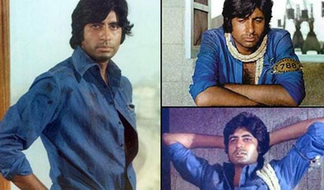 Directed by Yash Chopra and written by Salim-Javed, Deewar established Amitabh Bachchan as the angry young man of Bollywood. It also started the era when Salim-Javed, the screenwriter duo of the 1970s, charged about half of what the highest paid heroes of the time did.(HT Archive)