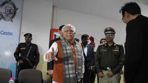 The Haryana police have set up the country’s first centre for digital investigation and training in Gurgaon in a bid to enhance cyber policing and monitor social media content.(Parveen Kumar/HT) The Haryana police have set up the country’s first centre for digital investigation and training in Gurgaon in a bid to enhance cyber policing and monitor social media content.(Parveen Kumar/HT)