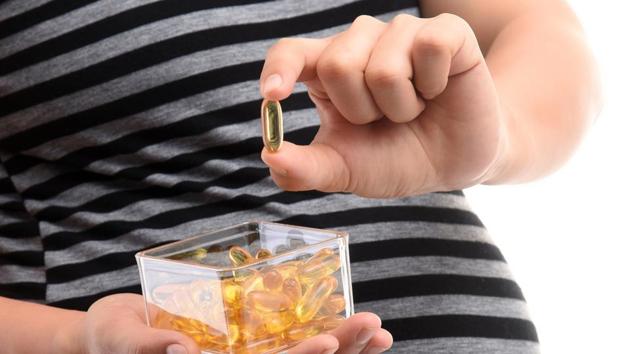 While the study found a reduction in the risk of asthma among kids whose mothers consumed fish oil supplements during pregnancy, researchers advised caution saying more study was required into the possible side-effects .(Shutterstock)