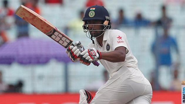 Wriddhiman Saha said on Thursday that he is not competing with Parthiv Patel for a place in the Test team. (REUTERS) Wriddhiman Saha said on Thursday that he is not competing with Parthiv Patel for a place in the Test team. (REUTERS)