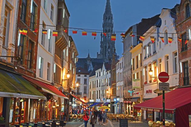 A typical street in the old quarters of Brussels(Saubhadra Chatterji)