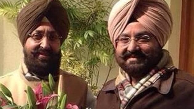 Brothers Partap Bajwa and Fateh Jang.(HT File Photo)