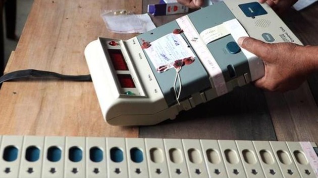 The machine will also store the paper receipts in the machine and the number of votes cast in favour of each candidate could be verified.(HT Representative Image/ AFP Photo)