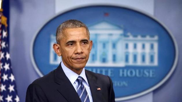 US President Barack Obama at his last news conference of the year at the White House in Washington, US, on December 16, 2016.(Reuters) US President Barack Obama at his last news conference of the year at the White House in Washington, US, on December 16, 2016.(Reuters)