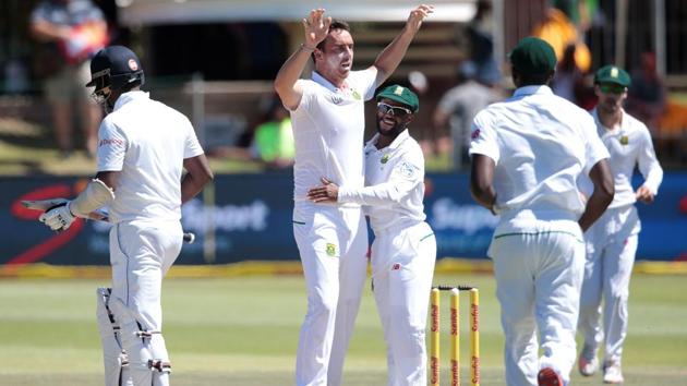 South Africa crushed Sri Lanka by 206 runs in the first Test at Port Elizabeth to take a 1-0 lead in the three-Test series. (AFP) South Africa crushed Sri Lanka by 206 runs in the first Test at Port Elizabeth to take a 1-0 lead in the three-Test series. (AFP)