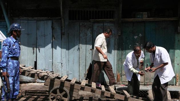 On Sept 29, 2008, an IED hidden in a motorcycle blasted killing six people and injuring 101.(HT File) On Sept 29, 2008, an IED hidden in a motorcycle blasted killing six people and injuring 101.(HT File)