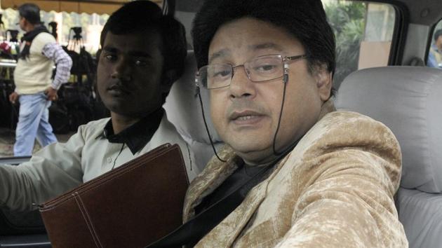 Trinamool Congress MP Tapas Pal was arrested on Dec. 30, 2016, in connection with the Rose Valley chit fund scam.(HT File Photo)