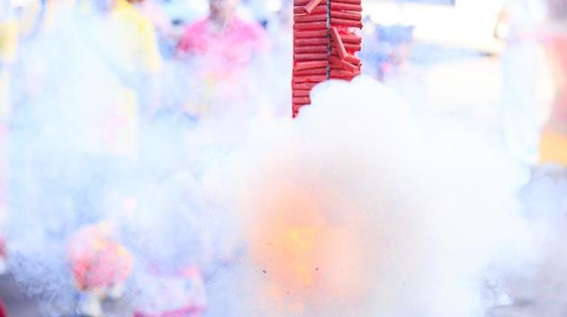 Two people were killed in an explosion inside a manufacturing unit for fire crackers, in Andhra Pradesh.(Shutterstock/Representative image)