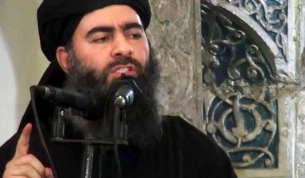 Abu Bakr al-Baghdadi suffered serious injuries during an attack by the US-led coalition. (AP File Photo)