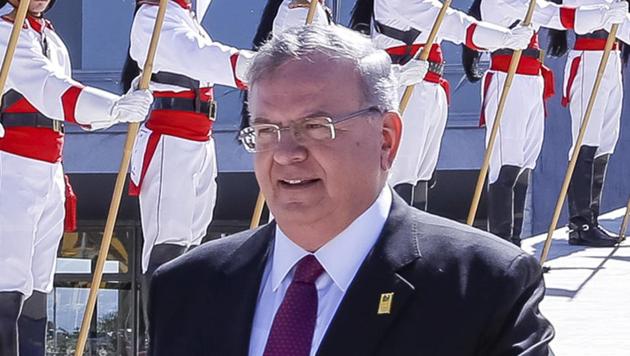 Brazil's presidential press office shows Greece's ambassador to Brazil, Kyriakos Amiridis, after a government ceremony in Brasilia, Brazil.(AP File Photo) Brazil's presidential press office shows Greece's ambassador to Brazil, Kyriakos Amiridis, after a government ceremony in Brasilia, Brazil.(AP File Photo)
