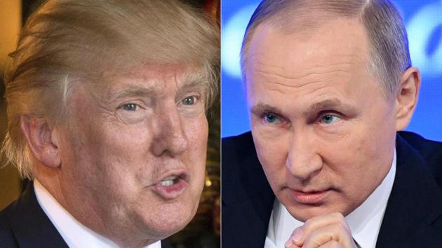 Combination image of US president-elect Donald Trump and Russian President Vladimir Putin. (AFP File Photo) Combination image of US president-elect Donald Trump and Russian President Vladimir Putin. (AFP File Photo)