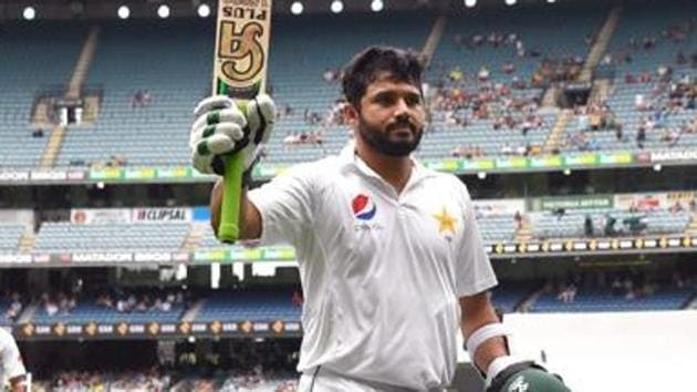 Azhar Ali became the first Pakistan batsman to score a double century in Tests in Australia and he finished 2016 in sixth in the ICC rankings for batsmen.(AFP) Azhar Ali became the first Pakistan batsman to score a double century in Tests in Australia and he finished 2016 in sixth in the ICC rankings for batsmen.(AFP)