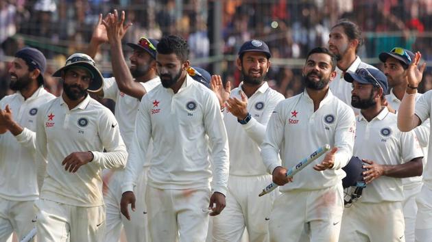 This winter India play 13 Test matches at home. This welcome superabundance of Test cricket has sparked many conversations about what, the popularity of T20 notwithstanding, remains the highest and most satisfying form of the game.(PTI)