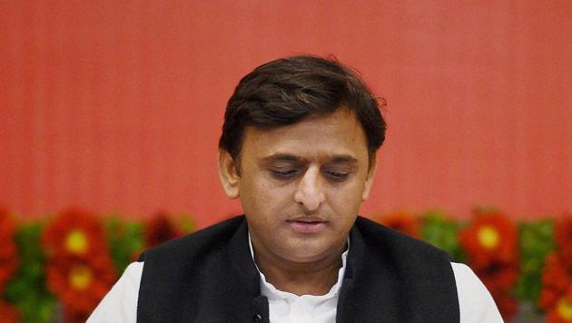 Uttar Pradesh chief minister Akhilesh Yadav at a public event in Lucknow on Friday. (PTI) Uttar Pradesh chief minister Akhilesh Yadav at a public event in Lucknow on Friday. (PTI)