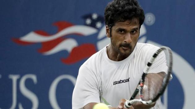 Saketh Myneni was handed a tough draw on Saturday as he has been pitted against experienced seventh seed Mikhail Youzhny in his singles opening round of the ATP Chennai Open. (AP) Saketh Myneni was handed a tough draw on Saturday as he has been pitted against experienced seventh seed Mikhail Youzhny in his singles opening round of the ATP Chennai Open. (AP)