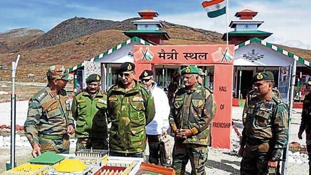 Lt Gen Praveen Bakshi visiting troops at Tawang, Arunachal Pradesh. The general has wide-ranging experience over all kinds of warfare and in all types of terrain.(PHOTO: Defence PRO) Lt Gen Praveen Bakshi visiting troops at Tawang, Arunachal Pradesh. The general has wide-ranging experience over all kinds of warfare and in all types of terrain.(PHOTO: Defence PRO)