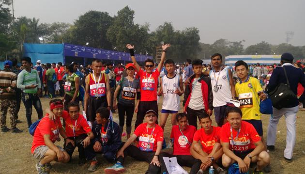 What started with morning walks, runs, casual ‘hellos’ and ‘hi’ at Darjeeling Chowrasta has transformed into the “Darjeeling Hill Runners’ Club.” The club with highly promising runners of all age groups hopes to win laurels not only for Darjeeling but for the country. (Suman Baraily/HT Photo) What started with morning walks, runs, casual ‘hellos’ and ‘hi’ at Darjeeling Chowrasta has transformed into the “Darjeeling Hill Runners’ Club.” The club with highly promising runners of all age groups hopes to win laurels not only for Darjeeling but for the country. (Suman Baraily/HT Photo)