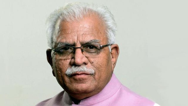 Haryana chief minister Manohar Lal Khattar. (HT File Photo) Haryana chief minister Manohar Lal Khattar. (HT File Photo)