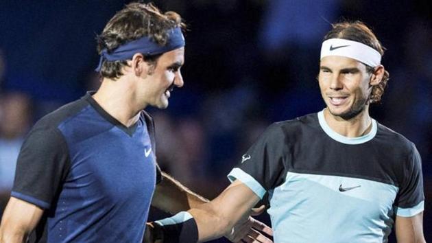 Roger Federer has suggested in jest that playing clay court matches against Rafael Nadal, who he considers as his toughest opponent, has left him “scarred”. (AP) Roger Federer has suggested in jest that playing clay court matches against Rafael Nadal, who he considers as his toughest opponent, has left him “scarred”. (AP)