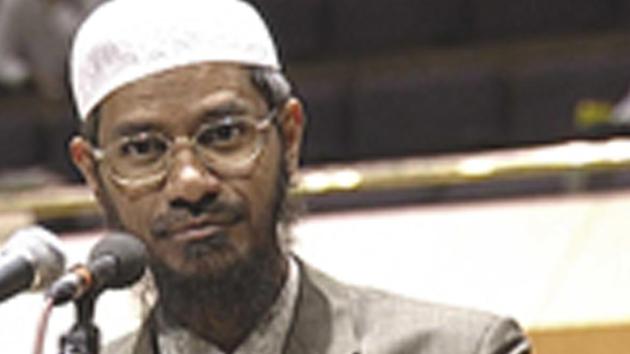 Dr. Zakir Naik, the founder of Islamic Research Foundation(HT File Photo)