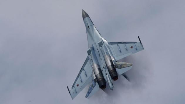 ASukhoi Su-35 fighter aircraft takes part in a flying display during the 50th Paris Air Show at the Le Bourget airport near Paris in June 2013. (Reuters File Photo) ASukhoi Su-35 fighter aircraft takes part in a flying display during the 50th Paris Air Show at the Le Bourget airport near Paris in June 2013. (Reuters File Photo)