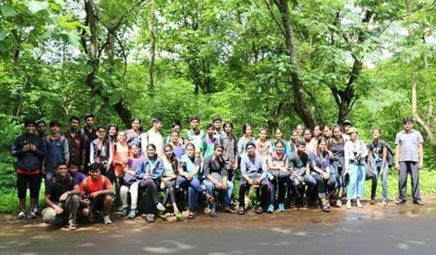 Members of the SIES College nature club out on an excursion. (HT photo) Members of the SIES College nature club out on an excursion. (HT photo)