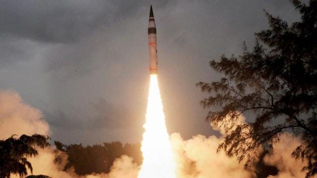 Supported by a mobile launcher, the surface-to-surface missile was flight tested from launch complex-4 of the Integrated Test Range at Dr Abdul Kalam Island. (File photo for representation) Supported by a mobile launcher, the surface-to-surface missile was flight tested from launch complex-4 of the Integrated Test Range at Dr Abdul Kalam Island. (File photo for representation)