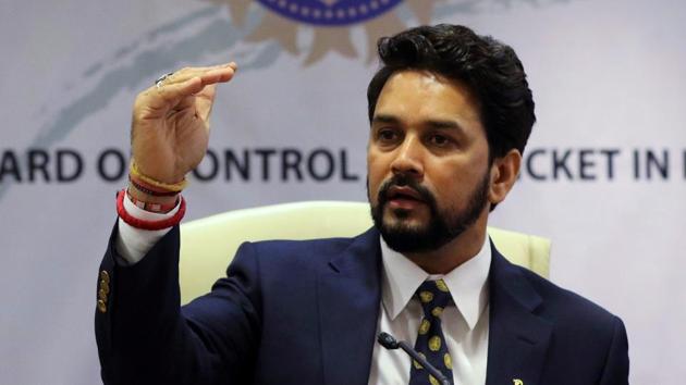 A file photo of Anurag Thakur, former president of Board of Control for Cricket in India (BCCI).(REUTERS)