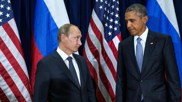 US President Barack Obama (R) and Russia President Vladimir Putin. (NYT file photo) US President Barack Obama (R) and Russia President Vladimir Putin. (NYT file photo)