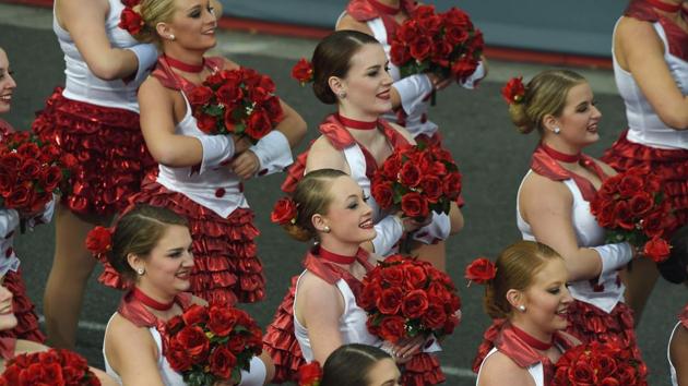 Performers open the 128th Rose Parade in Pasadena, California. (AFP Photo) Performers open the 128th Rose Parade in Pasadena, California. (AFP Photo)