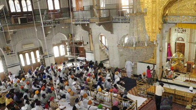 Thousands of devotees from India and abroad have congregated at Takht Sri Harimandir ji Patna Sahib, the birthplace of Guru Gobind Singh, as well as other Sikh holy places to participate in the celebrations that kicked off on Tuesday. (HT File Photo) Thousands of devotees from India and abroad have congregated at Takht Sri Harimandir ji Patna Sahib, the birthplace of Guru Gobind Singh, as well as other Sikh holy places to participate in the celebrations that kicked off on Tuesday. (HT File Photo)