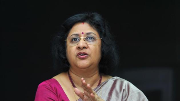 SBI chairman Arundhati Bhattacharya. (Mint) SBI chairman Arundhati Bhattacharya. (Mint)