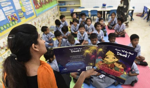 A Brookings report says teacher attendance is just 85% in primary and middle schools, and raising the amount of time teachers spend on-task and increasing their responsibility for student learning needs improvement (Representative Photo) (Vipin Kumar/HT) A Brookings report says teacher attendance is just 85% in primary and middle schools, and raising the amount of time teachers spend on-task and increasing their responsibility for student learning needs improvement (Representative Photo) (Vipin Kumar/HT)