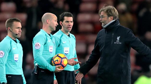 Liverpool F.C. manager Jurgen Klopp has criticised the referees after the game against Sunderland ended in a draw in the Premier League. (AP) Liverpool F.C. manager Jurgen Klopp has criticised the referees after the game against Sunderland ended in a draw in the Premier League. (AP)