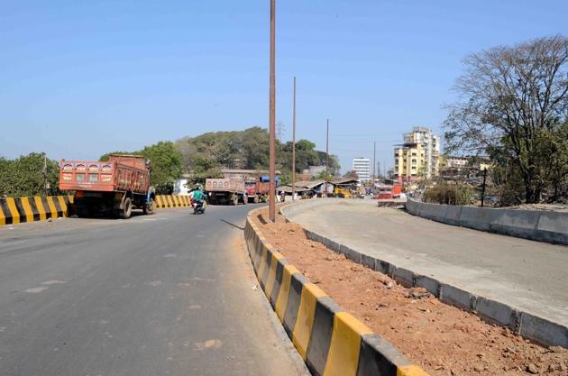 One lane of the bypass is complete and temporary movement of vehicles has been allowed to test its efficacy. (Rishikesh Choudhary) One lane of the bypass is complete and temporary movement of vehicles has been allowed to test its efficacy. (Rishikesh Choudhary)