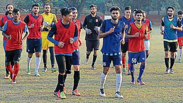 Minerva Punjab FC are banking on players who warmed the bench in the last edition of the I-League and Indian Super League to succeed in the I-League this season. (HT Photo) Minerva Punjab FC are banking on players who warmed the bench in the last edition of the I-League and Indian Super League to succeed in the I-League this season. (HT Photo)