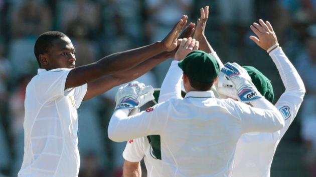 South Africa need six wickets to win the second Test match against Sri Lanka in Newlands, Cape Town. (AFP) South Africa need six wickets to win the second Test match against Sri Lanka in Newlands, Cape Town. (AFP)