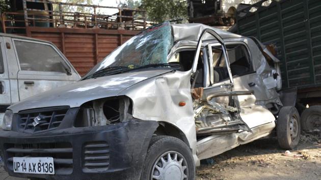 Speeding on highways and city roads is major cause of accidents, police said.(Sakib Ali/HT Photo)