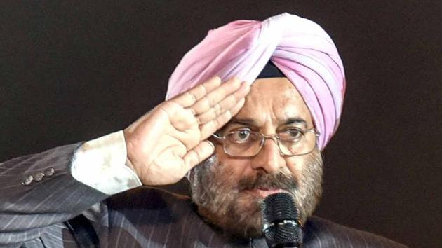 General JJ Singh (retd). (HT File Photo)