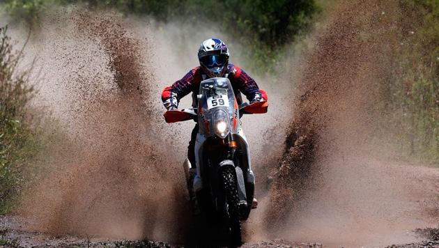Hero MotoSports Team Rally co-riders CS Santosh and Joaquim Rodrigues had mixed fortunes at the Dakar Rally 2017. (Getty Images) Hero MotoSports Team Rally co-riders CS Santosh and Joaquim Rodrigues had mixed fortunes at the Dakar Rally 2017. (Getty Images)
